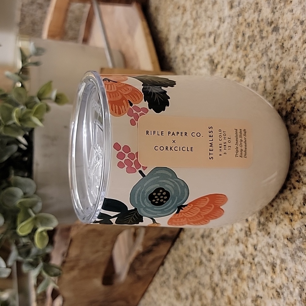 Corkcircle x Rifle Paper Co Stemless Stainless Steel Cup
